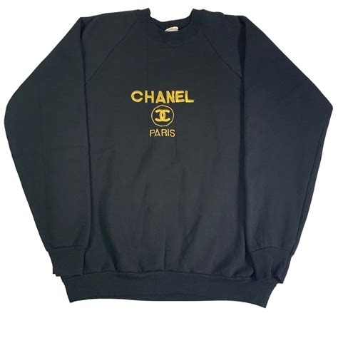 retro chanel sweatshirt|old chanel outfits.